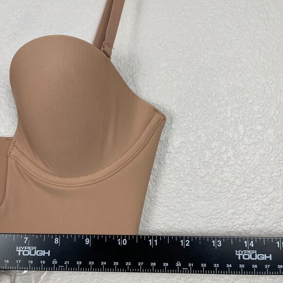 Skims Deep Plunge Shapewear Bra Sienna XS Intimate Lounge Support NWT - Picture 9 of 9